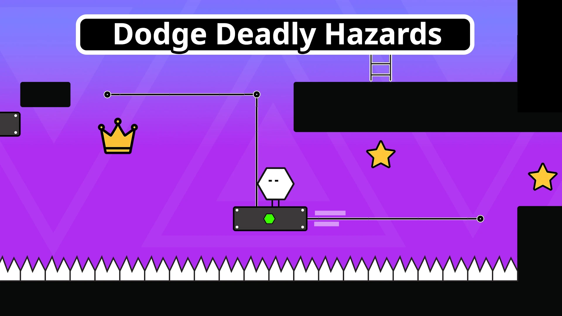 Zrzut ekranu z gry Hexoboy - poziom logiczny